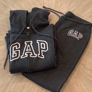 GAP Matching Zippy Sweatshirt and Sweatpant Set.